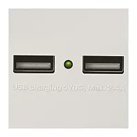 Фильтр SVEN SF-05LU 1,8 м, 5 евро розеток, 2 USB, белый [SV-017392]