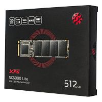SSD накопитель 512 ГБ ADATA XPG SX6000 Lite, PCI-E 3.0, M.2 [ASX6000LNP-512GT-C]