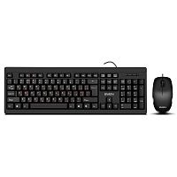 Набор клавиатура +мышь SVEN KB-S320C, черный, проводной [SV-020613]