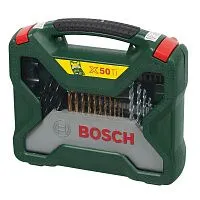 Набор бит и сверл Bosch X-Line 50 предметов, жесткий кейс [2607019327]
