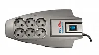 Сетевой фильтр Pilot X-Pro 7м, 6 розеток, серый